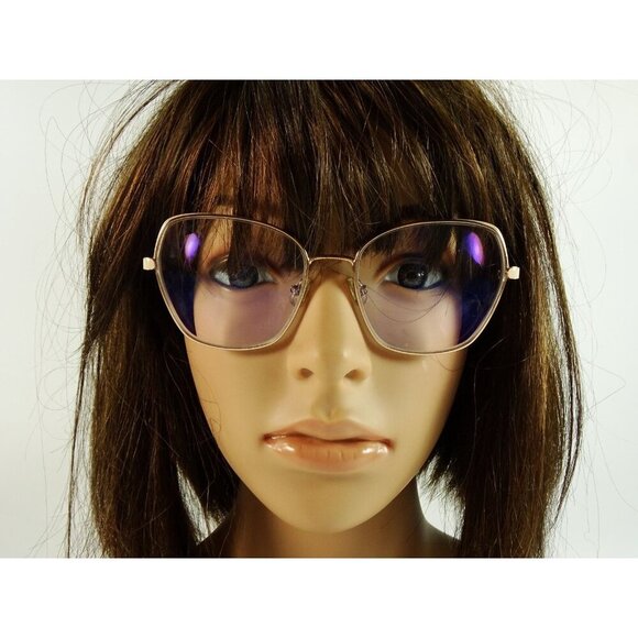 Kate Spade Eyeglasses Frames Only Pink Zeena/G Rose Gold Metal 54-17 Cat Eye - Picture 11 of 16